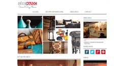 Desktop Screenshot of deco-maroc.com