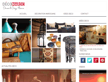 Tablet Screenshot of deco-maroc.com